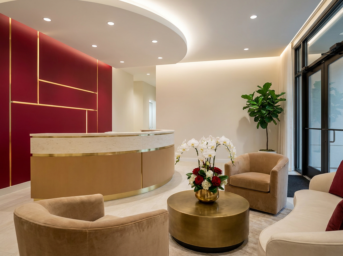 The welcoming reception at J. Patrick Posey, DMD in Buckhead